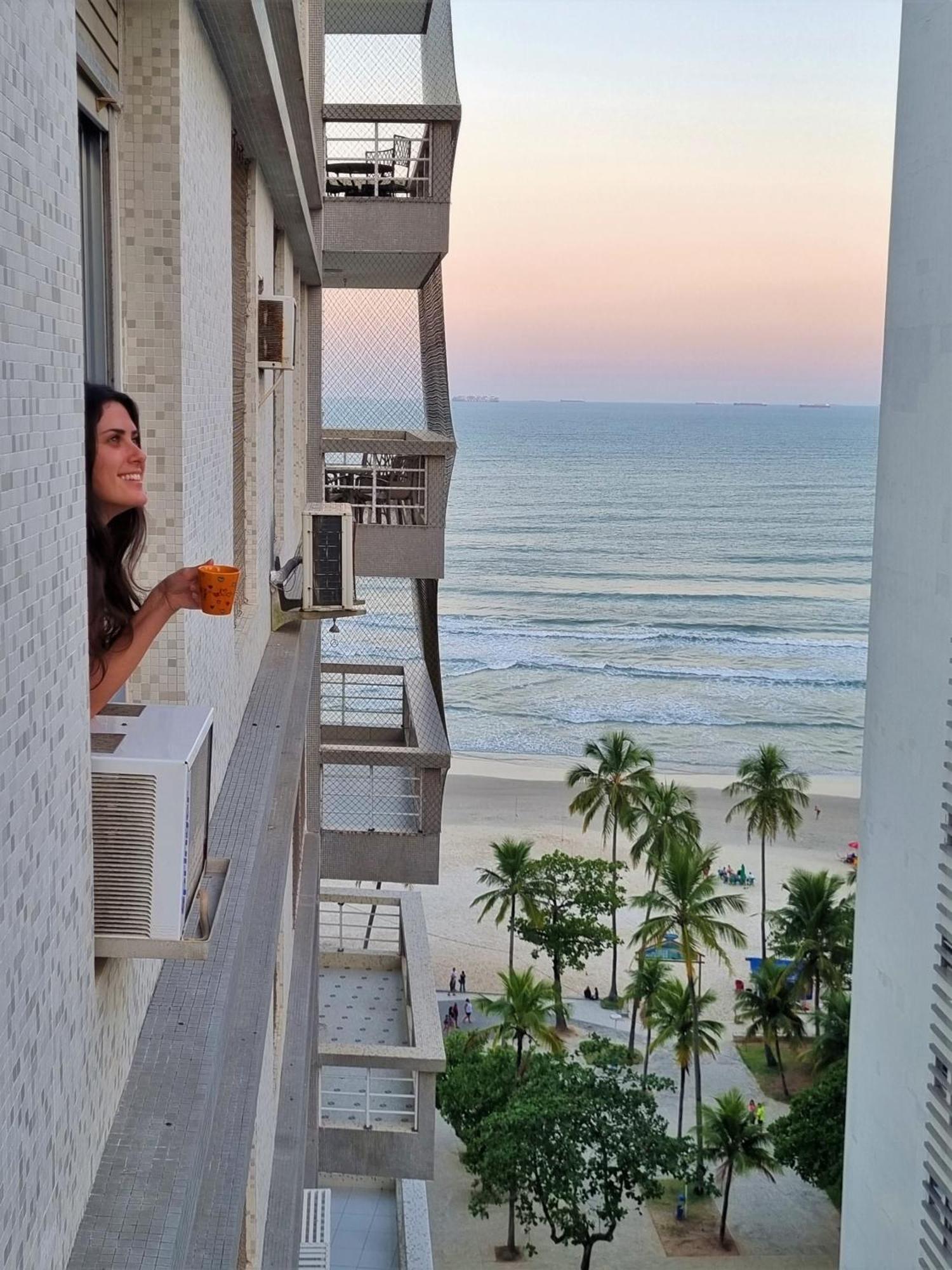 Apto Pe Na Areia Praia Das Pitangueiras - Centro Guarujá Exterior foto